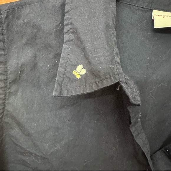 VTG Disney Winnie The Pooh Bumblebee Navy Sleeveless Button up Shirt size 2X - Picture 3 of 8